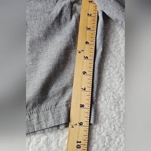 Marc Anthony Men's Luxury Chino Shorts Gray Size 40 Dress Shorts - Picture 4 of 6